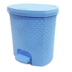 LIXEIRA GR.RATTAN (AZUL 15 LTS) 904300 PLASNORTHON