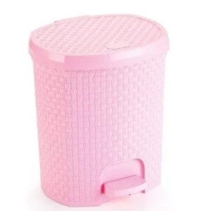 LIXEIRA GR.RATTAN (ROSA 15 LTS) 904287 PLASNORTHON