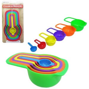 COLHER MEDIDA X 6 (ACOPLADAS) 102983 TOP UTIL