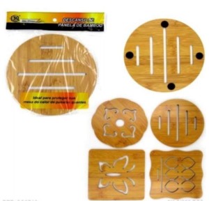 DESCANSO BAMBU CARINHAS (16,5CM) 526889 SQ IMPORT