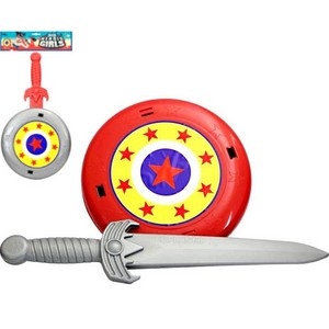 ESPADA C/ESCUDO MULHER (EM SC) 26021 LE