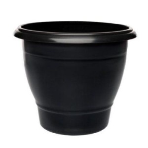 VASO 6618 (RED.GR.PRETO 15 LTS) 766182 INPLAST