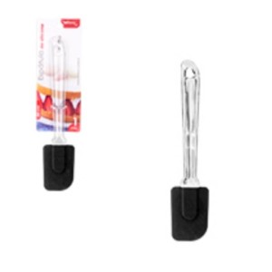 ESPATULA SILICONE 24CM (PRETA*CRISTAL) 149100 WELLMIX
