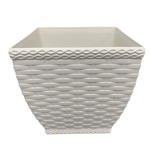 VASO CACHEPO 634 (BRANCO QUAD.MINI) 706347 INJEPLAST