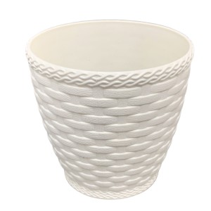 VASO RATTAN 621 (RED.BRANCO M3) 706217 INJEPLASTEC