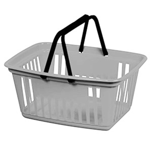 CESTA P/COMPRAS GR.(CINZA) 781047 PLASNEW